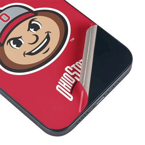 Ohio State University OSUBuckeyes Light Grey iPhone 14 Plus Skin